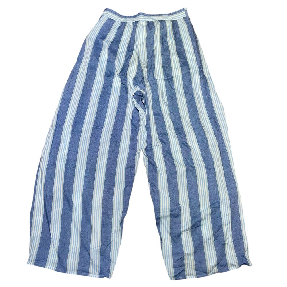 Summersalt Palazzo Pants Breezy Stripe Wrap Legs - Picture 4 of 6